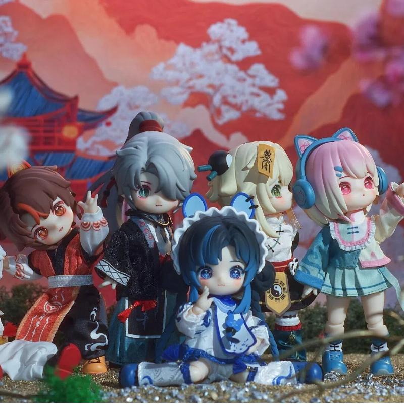 Nagi Beast Colore Diverso Yunxu Ji Serie Mjd Scala 1/12 Bjd Bambola Articolata Blind Box Giocattoli Carini da Collezione Regali Scatola Misteriosa