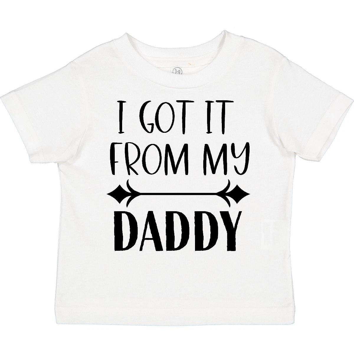 

Inktastic I Got It From My Daddy Toddler T-Shirt Family Dad Father Fathers Day 130