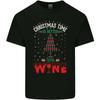 Christmas Better With Wine Funny Alcohol Mens Cotton T-Shirt Tee Top