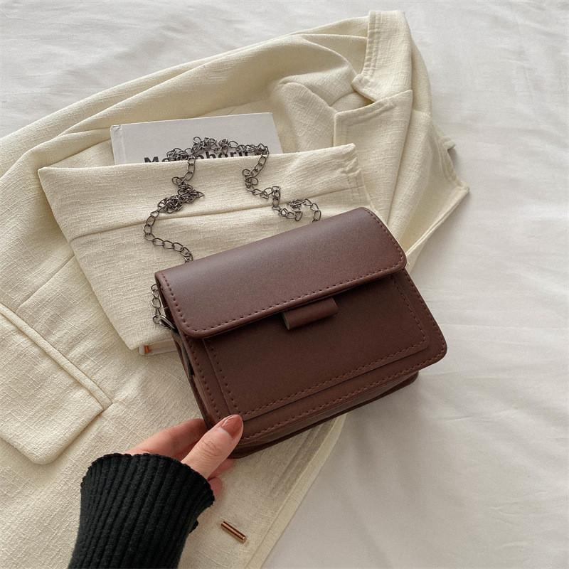2024 New Fashion Women's Shoulder Bag Street Style High-end Crossbody Bag Elegant Simple Small Square Bag