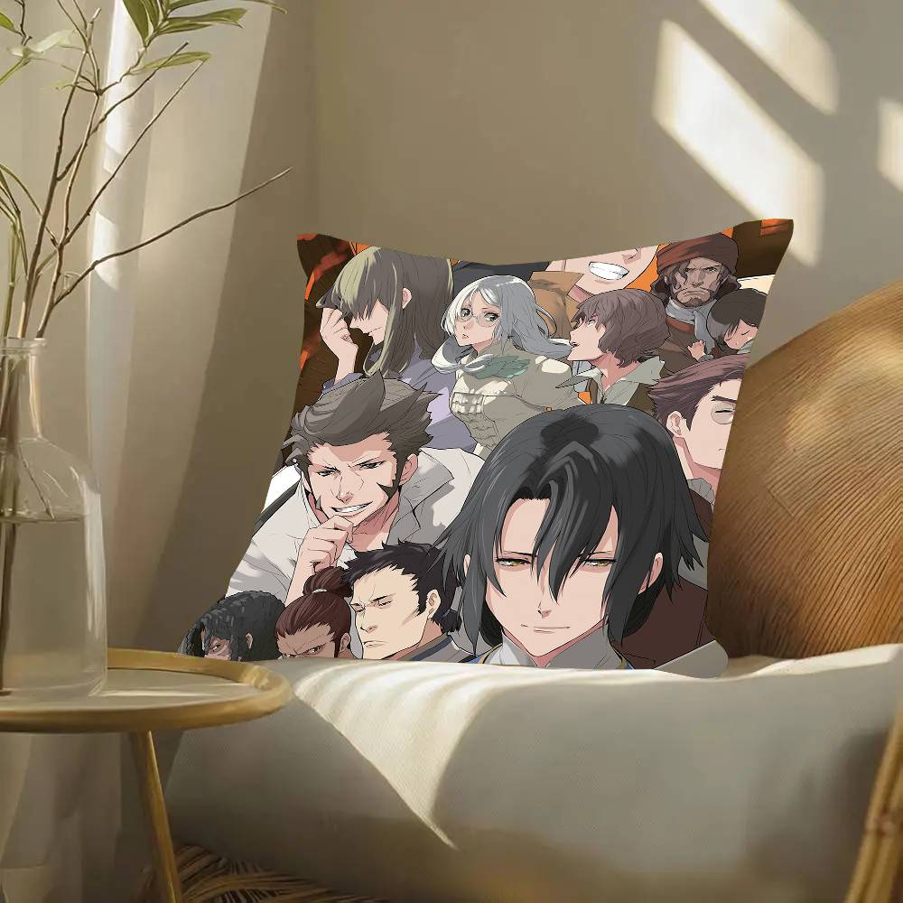 Anime B-BACCANO! Pillow Case Fashion Square Pillowcase Bedroom Sofa Room Ins Decoration Leisure