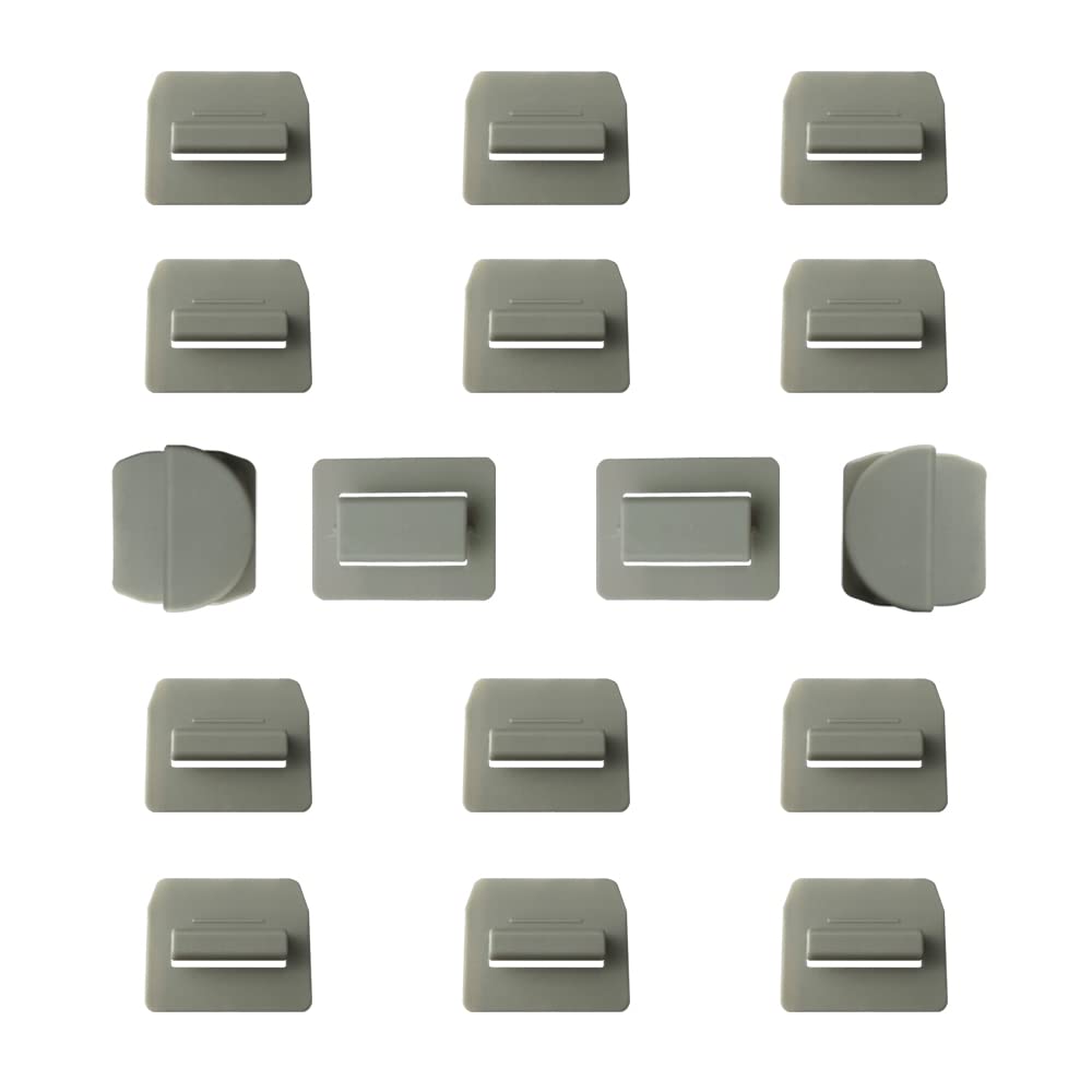 

Oisinlas Sunshade Clips Roof Shade Clips 16 Pieces for Sunroof Model Y білий