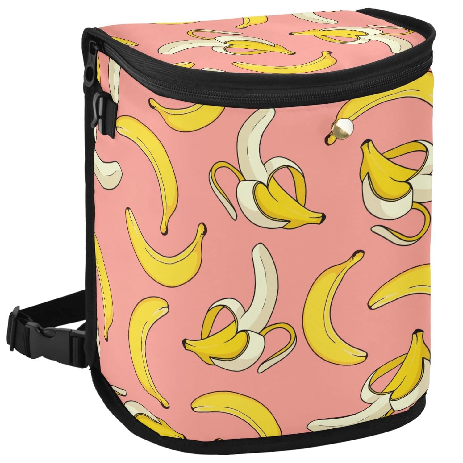 

Mushrooms Car Trash Can Vintage Flower Butterfly Dragonfly Car Garbage Bag with Lid Hanging Waterproof Leak Proof Vehicle Storage Bin multi 11