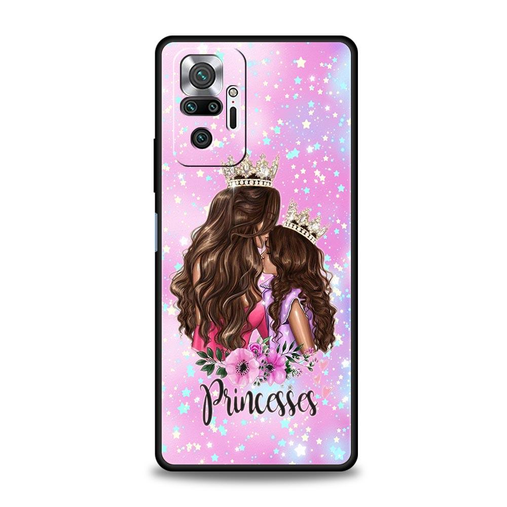 Super Mom Baby Phone Case For Xiaomi Redmi Note 14 13 5G 10 11 12 Pro Plus 4G 14C 13C 12C 10C Black Cover