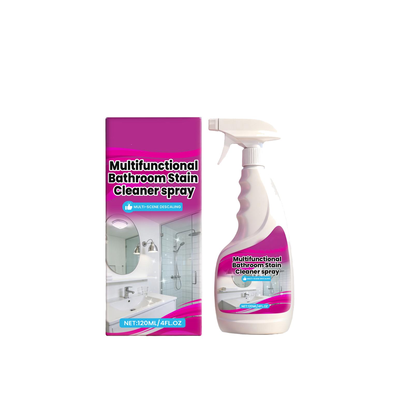 

Toilet Cleaning Spray, Bathroom Cleaner Limescale Tile Toilet Universal Efficient Cleaning One Spray,120ml one size розовый