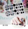 22 Tips Summer Hot Stamping Laser New Manicure Sticker Foot Nail Sticker