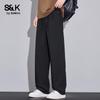Baleno Men's Tencel Linen Blend Casual Straight-Leg Pants
