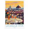 La Dolce Vita Wandposter Druck Für Schlafzimmer Wohnzimmer Heimdekoration Italien Küstenlandschaft Leinwandbild Zitrone Orange Wandkunst