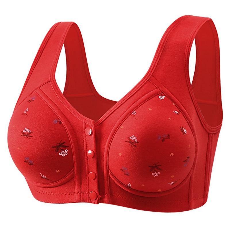 Women Large Size Front-closure Bra Vest Style Bra