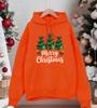 Merry Christmas Bow Trees Printing Hoody Men All-Match Autumn Sportswear Oversized Comics Streetwear Casual Fleece Hoodies