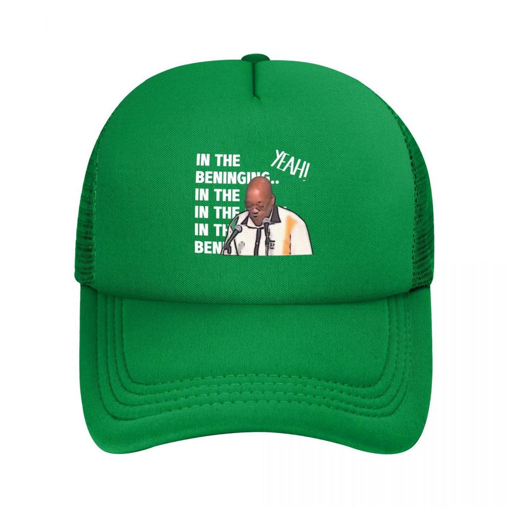 Baseball Caps In The Beningin Beginning Humor Sarcastic Funny Mesh Hats Sport Casquette Adult Hats