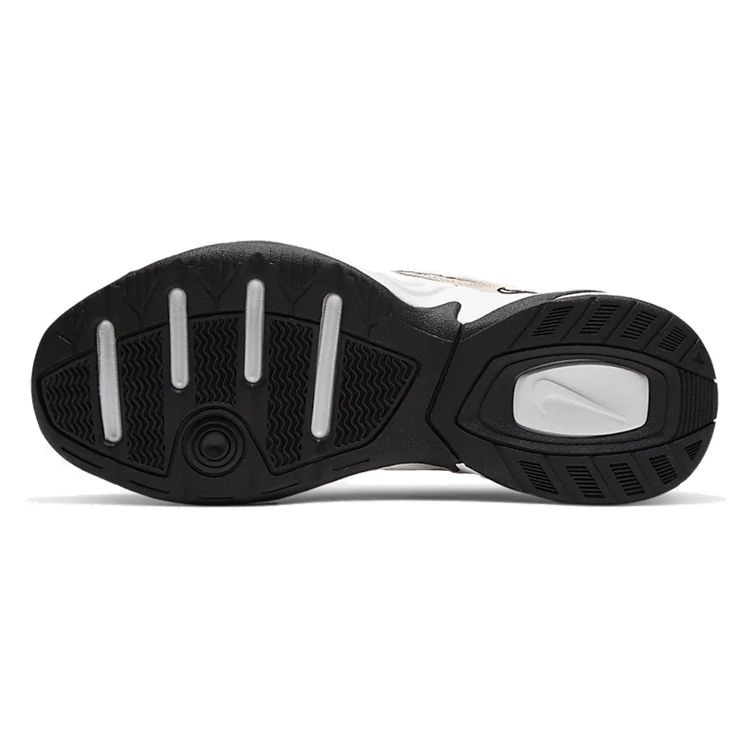Nike נעלי סניקרס לנשים M2K Tekno אבן מאובנים קרם סמיט-לבן מסלול-אדום AO3108-205