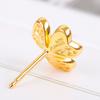 High Qulity Classic Europe New Popular Brand Luxury Jewelry Earrings For Gold Color Flowers Sweet Romantic Clover Ear Stud