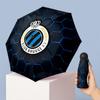 Club Brugge FC Mini 5 Fold Pocket Umbrella Compact Lightweight Anti UV Rain Sun Protection Umbrella Portable Travel Umbrella