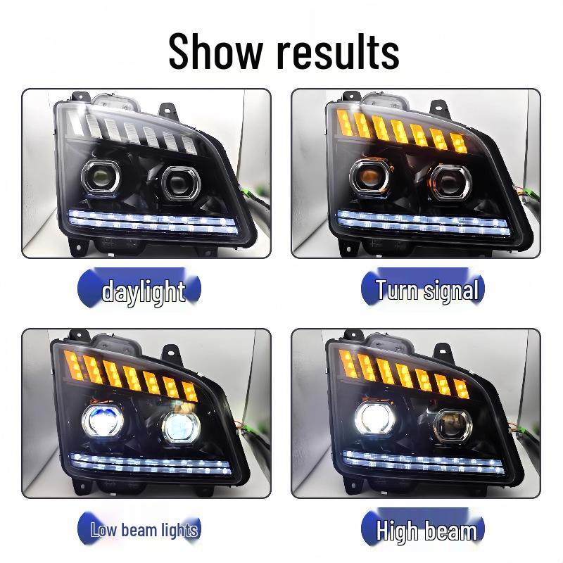 FAW Jiefang JH6 Double Mirror LED Headlight with Super Bright Laser Lens