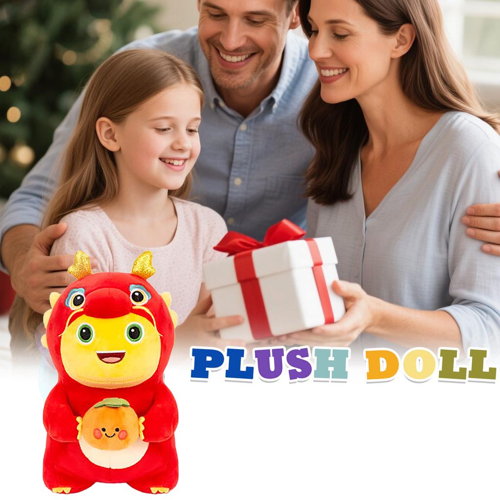 Milk Dragon Plush Doll Toy Dinosaur Cartoon Doll Doll Machine Gift Box  Mascot