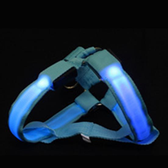 Dog Harness Super Soft Wear Resistant Polyester Medium Dog LED Training Vest Harness