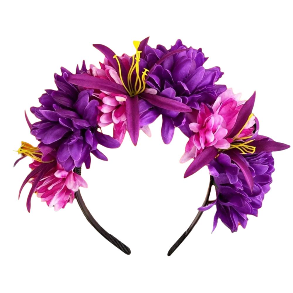 Helles künstliches Ringelblumen-Haarband Lebendiges unechtes Ringelblumen-Blumen-Haarstück Feiertags-Treffen