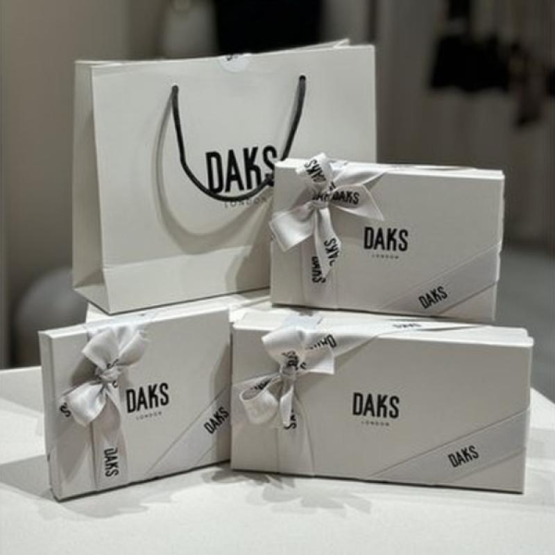 Daks Long Wallet Soft Twotone Cowhide Black Dbwa6e705bk