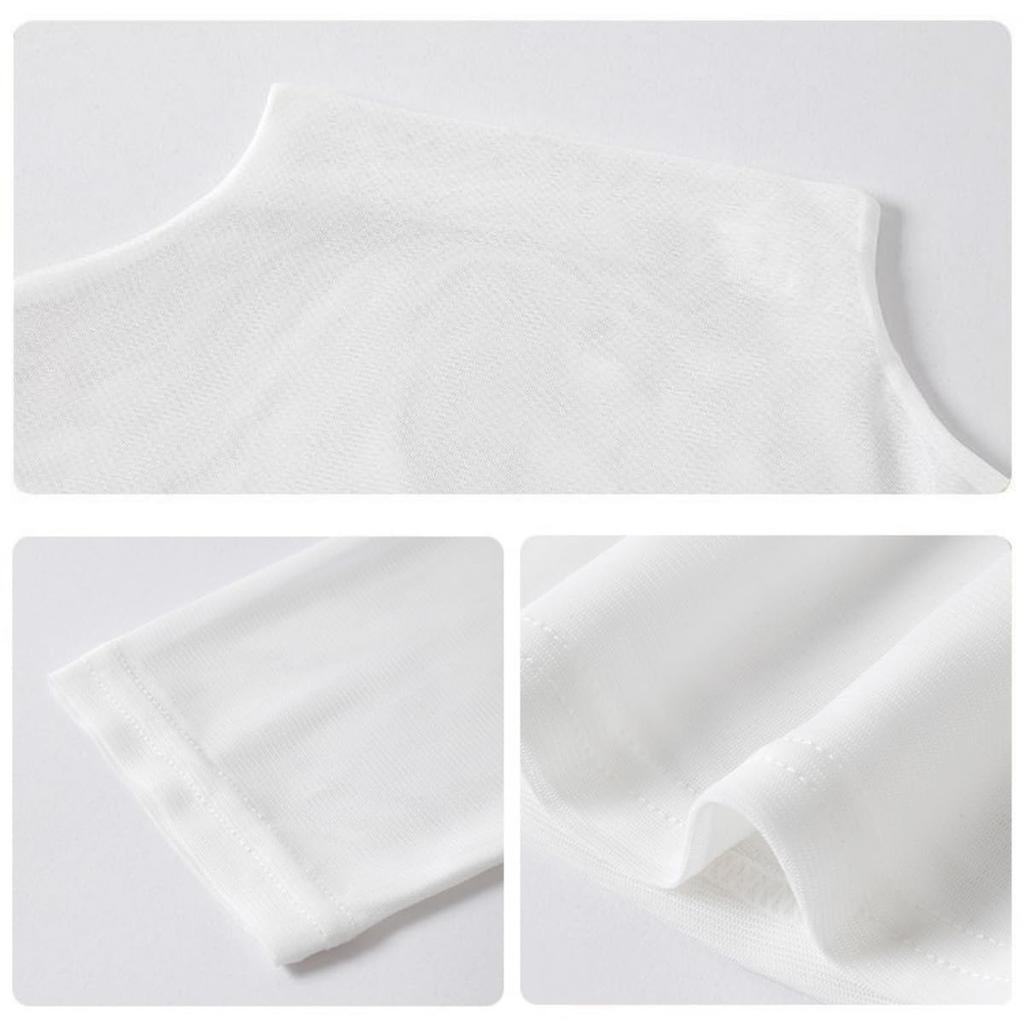 Weuiean Pulovr s vysokým límcem Dlouhý průsvitný tyl Velikost Dámský Průsvitný top, Rukáv, Strečový, SCWS-55 (Černý, M)