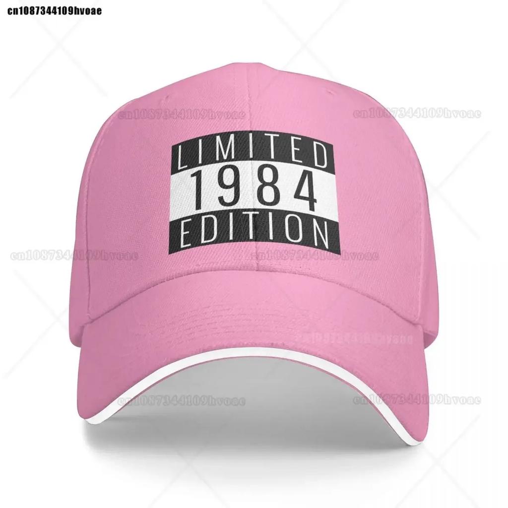Limited 1984 Edition 40th Birthday Merch Men Women Trucker Hat Adjustable Birthday Present for 40 Versatile Hats Cap