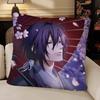 Game Anime HHakuoki Pillow Case Fashion Square Pillowcase Bedroom Sofa Room Ins Decoration Leisure