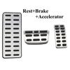 Car Fuel Brake Rest Foot Pedals Auto Pedal Cover for Hyundai Ix25 Creta Accent Verna Solaris for Kia K2 Rio Soul KX3 Accessories