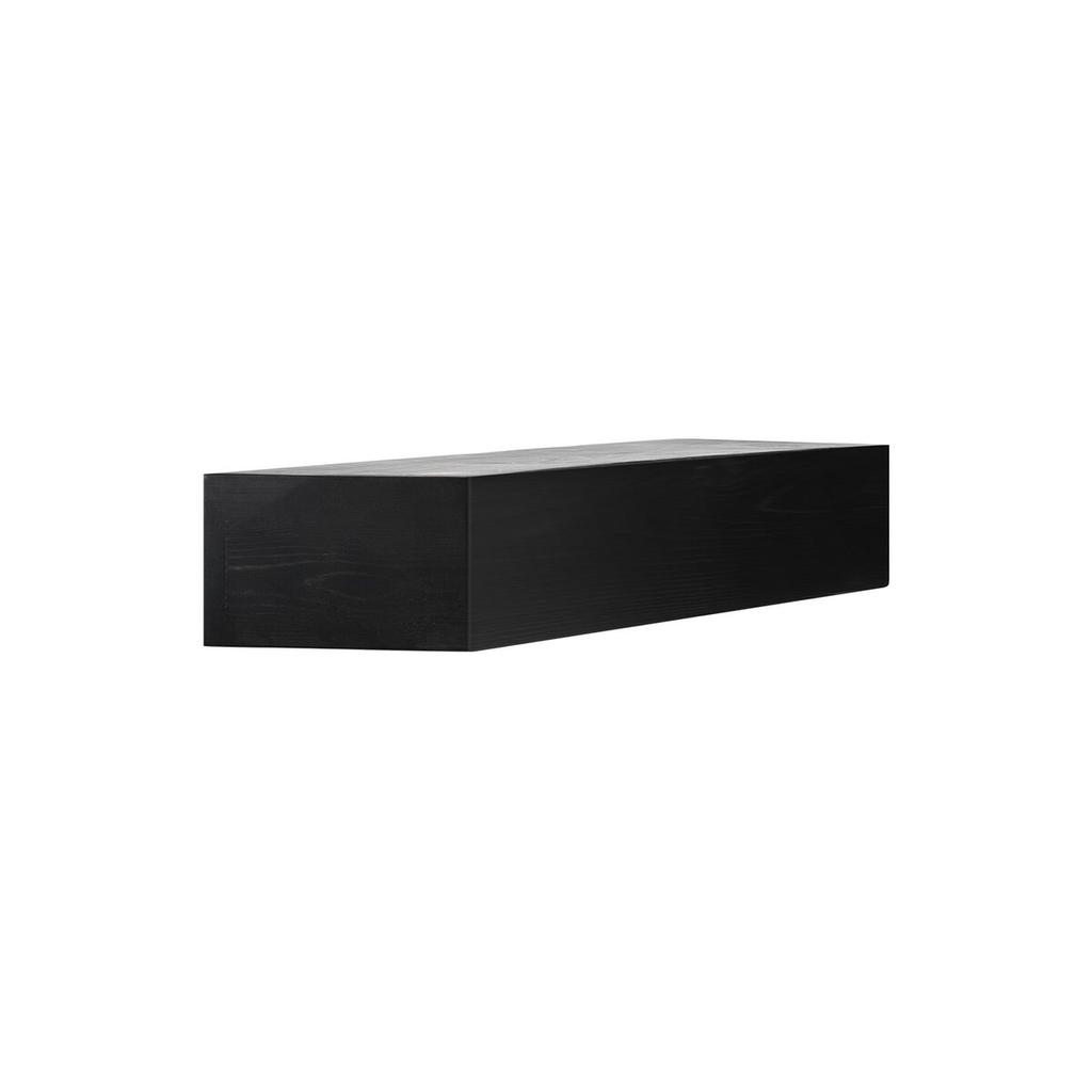 Fireplace Mantel Wood Shelf Floating Rustic Fireplace Mantel 48" Espresso