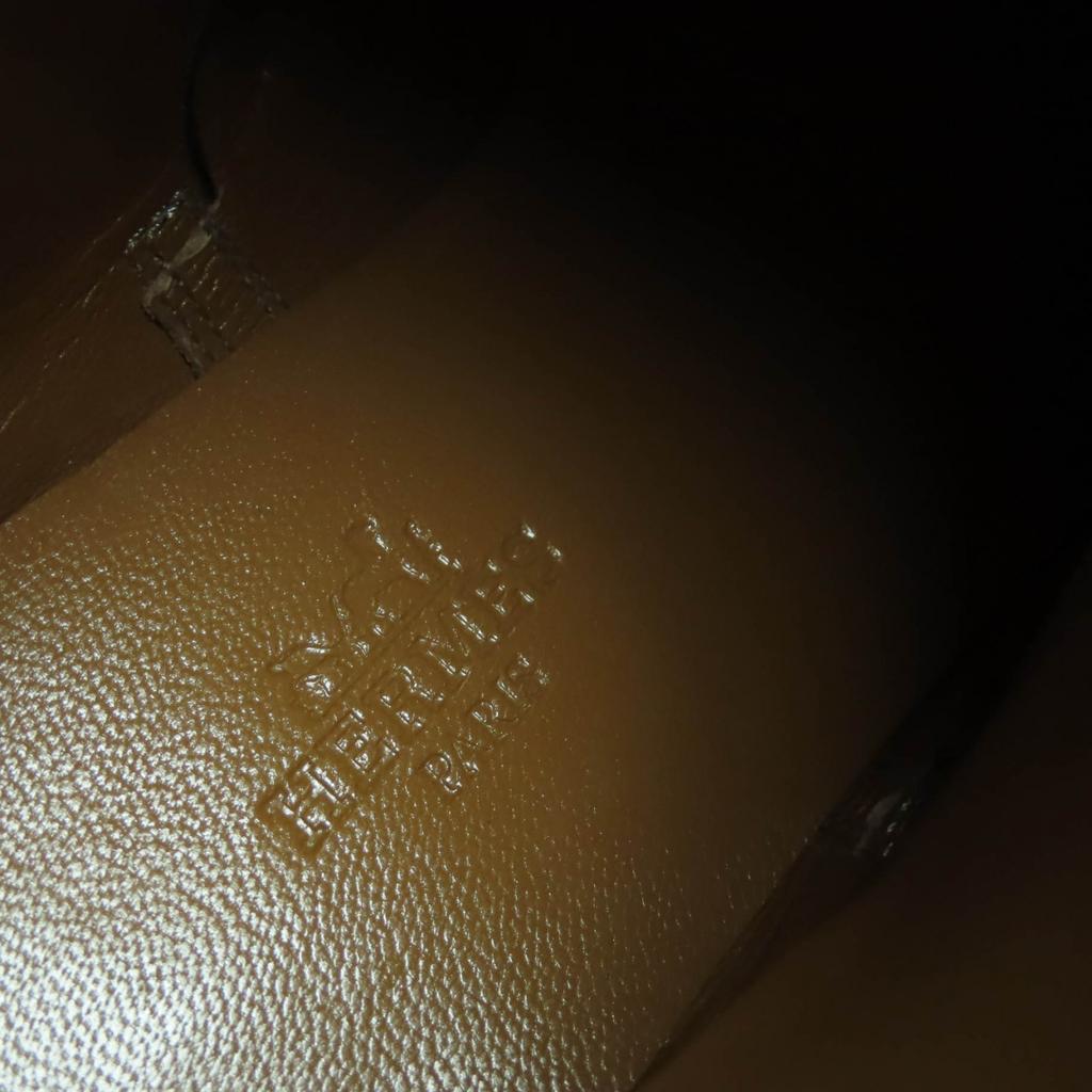 Ausgezeichnete HERMES Kurzstiefel Neo Kelly Schnalle Leder schwarzes Leder Damen 35.5 Gebraucht