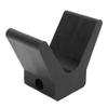 2 Inch Boat Trailer Bow Stop V Style Rubber Enables Your Boat To Secure Tightly with Trailer Black