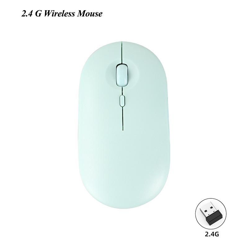 Rechargeable Wireless Mouse Bluetooth 2.4g Usb Mouse Ultra-thin Silent Gaming Mice For Ipad Macbook Tablet Computer Laptop Pc