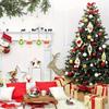 50pcs Unfinished Wooden Light Bulbs and Wooden Chips DIY Blank Christmas Wooden Hanging Decorations Hanging Ornaments for Christmas