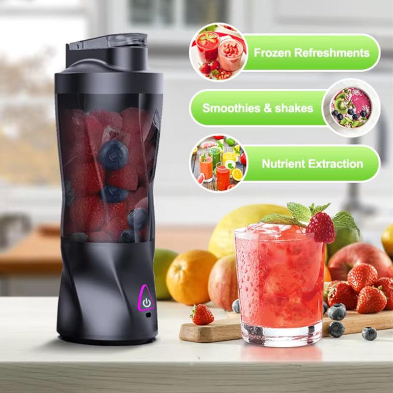 New Portable Electric Wireless Juicer USB Charging 700ml Large-capacity Large Household Juicer Fruit Sctional 700ML Blender