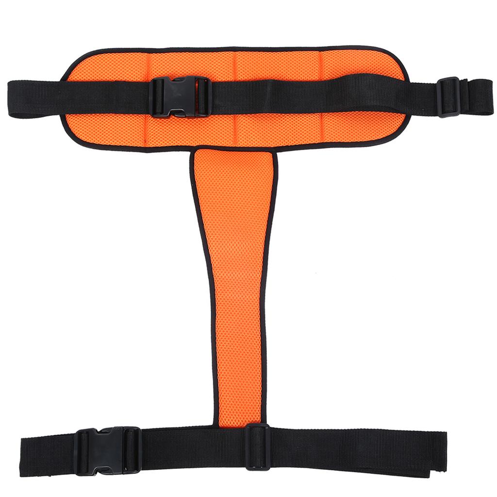 Wheelchair Safety Belt Restraint Harness Protective Adjustable Strap for PatientsOrange