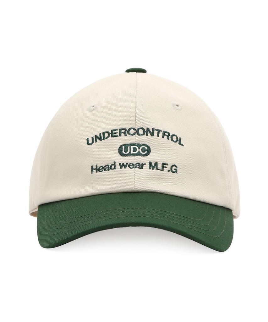 Eondeokeonteulol All-Season Cotton Color Block Logo Soft Top Ball Cap Unisex Baseball Cap College Crew / Authentic B B / Green