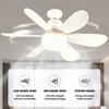Smart 2 In 1 Ceiling Fan With Remote Control Dimming Energy-saving Lighting E27 Silence Fan Lights Bedroom Living Room Kitchen