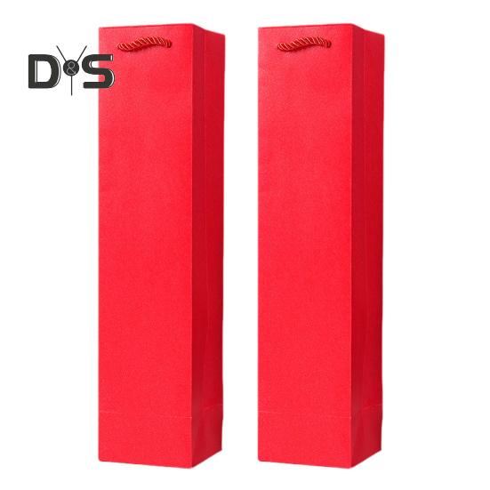 2 stk vingaveposer Gjenbrukbare spritposer Forsterket bunndesign Bryllupsfestjubileum Champagnevinposer med håndtak