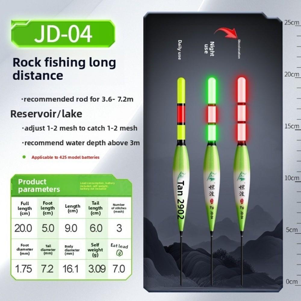 Change Colour Electronic Rock Fishing Led Light Float Change Colour Equipment  Night Fishing