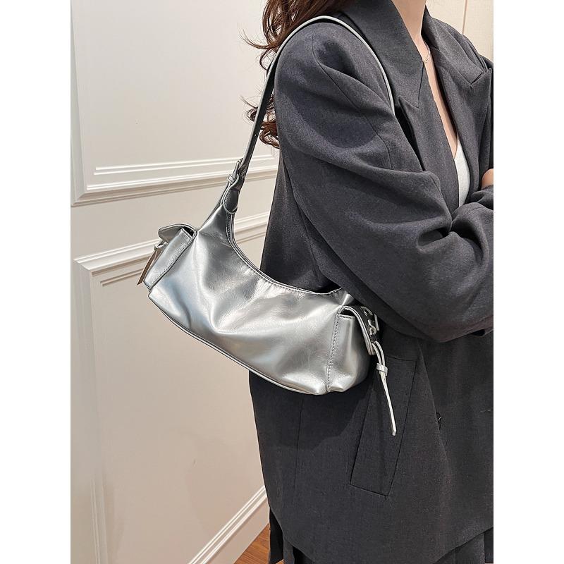 Niche Design Armpit Bag New Women's Bag Fashionable Versatile Double Pocket Large Capacity Shoulder Bag