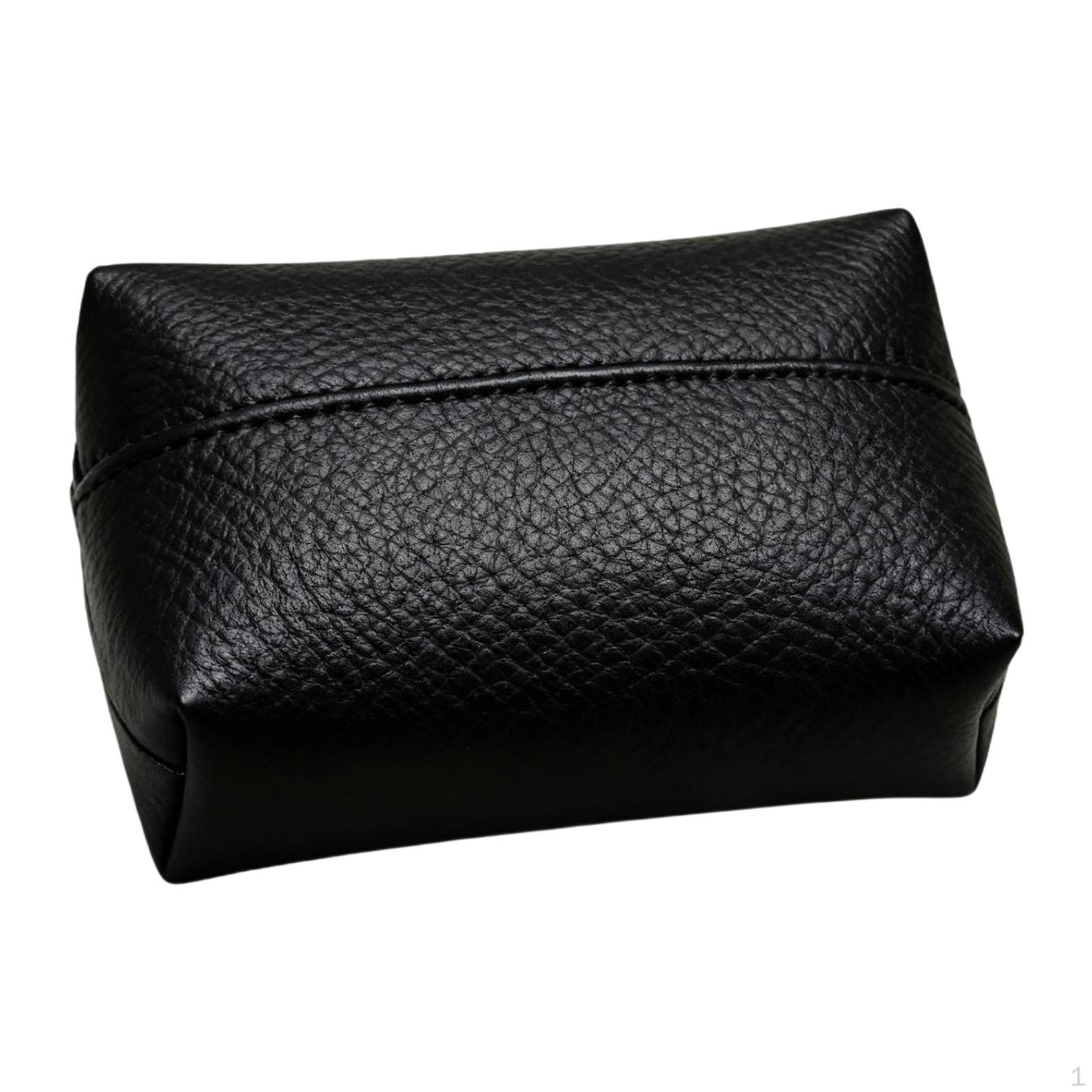 

Decorative And Practical PU-made Cosmetic Tissue Box for Hotel, Office Bathroom чорний