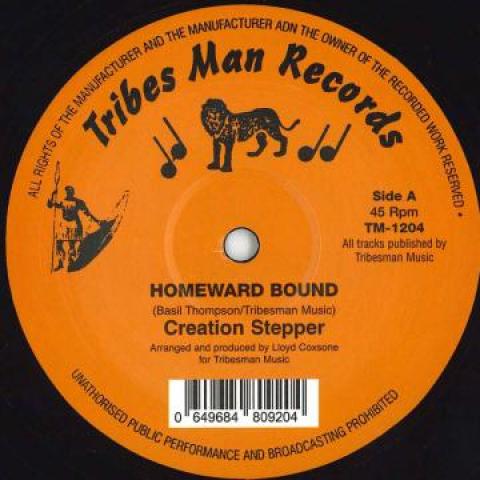 12inch Record CREATION STEPPER - Homeward Bound / Homeward Dub TM1204 Tribes Man UK 1980 UK Reggae, Ska & Dub