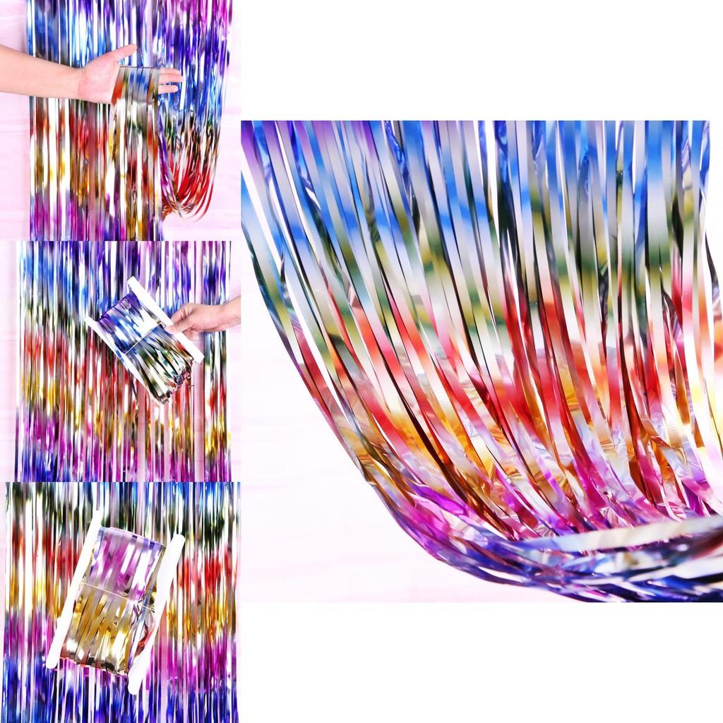 Chic 1x25 Meter Background Decoration Curtain Ideal For Holiday And Special Events