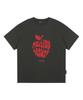 Deulousi Dw Melting Apple Short Sleeve T-Shirt Charcoal