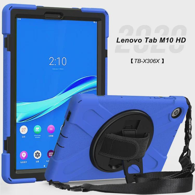 Lenovo 10,1-Zoll-Tablet-Silikon-Schutzhülle mit drehbarem Ständer, Anti-Sturz-Design