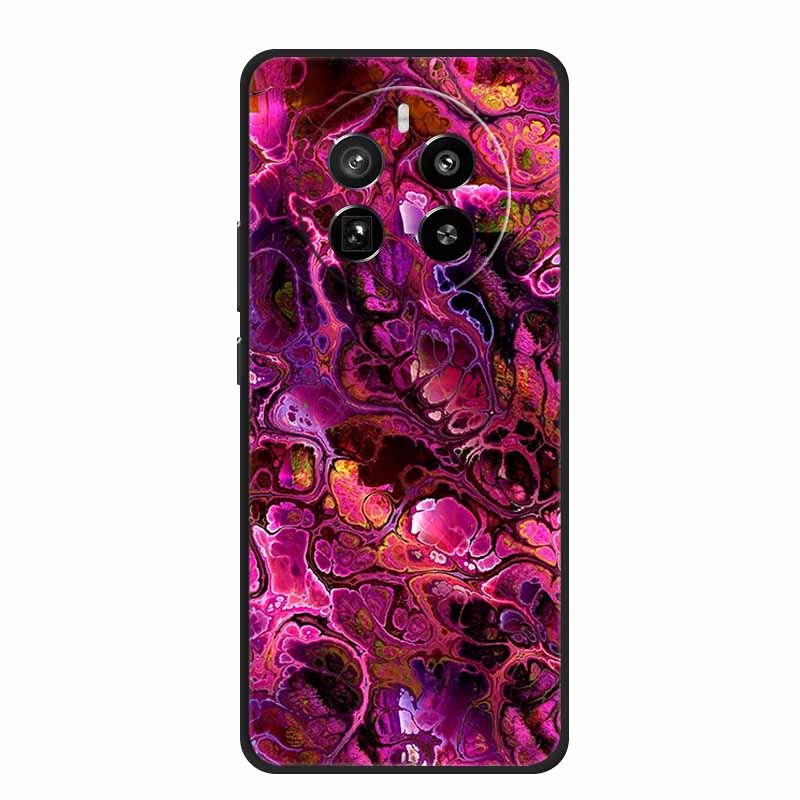 Funda For Honor Magic7 Pro Case Cute Cartoon Black Silicone Soft Phone Cases For Honor Magic 7 Pro Back Cover Case 7Pro Coque