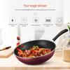 Supor 32cm Non-stick Wok with Glass Lid