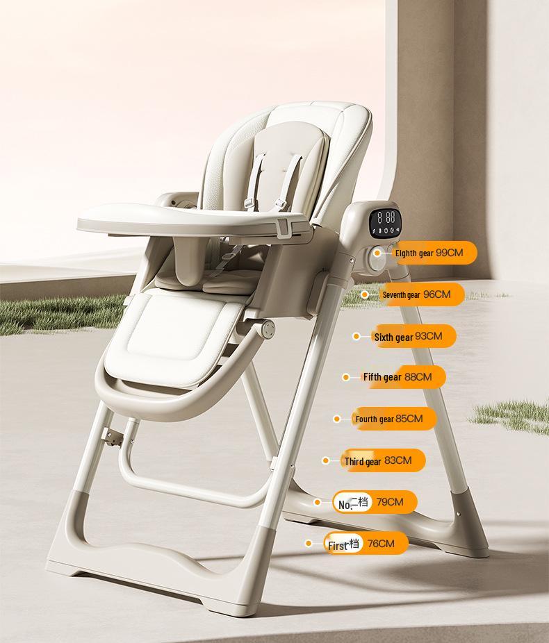 Smart Foldable Baby Dining Chair & Reclining Bassinet