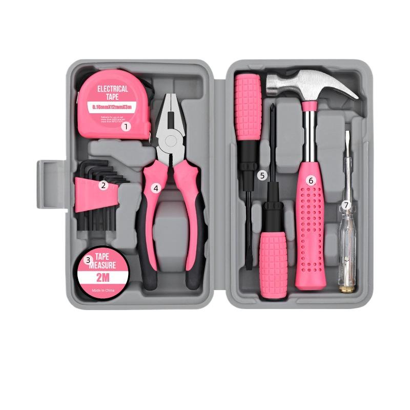 13-Piece Multifunctional Gift Tool Set: Household Hardware Pliers, Wrench, Hammer, Home Repair Toolbox