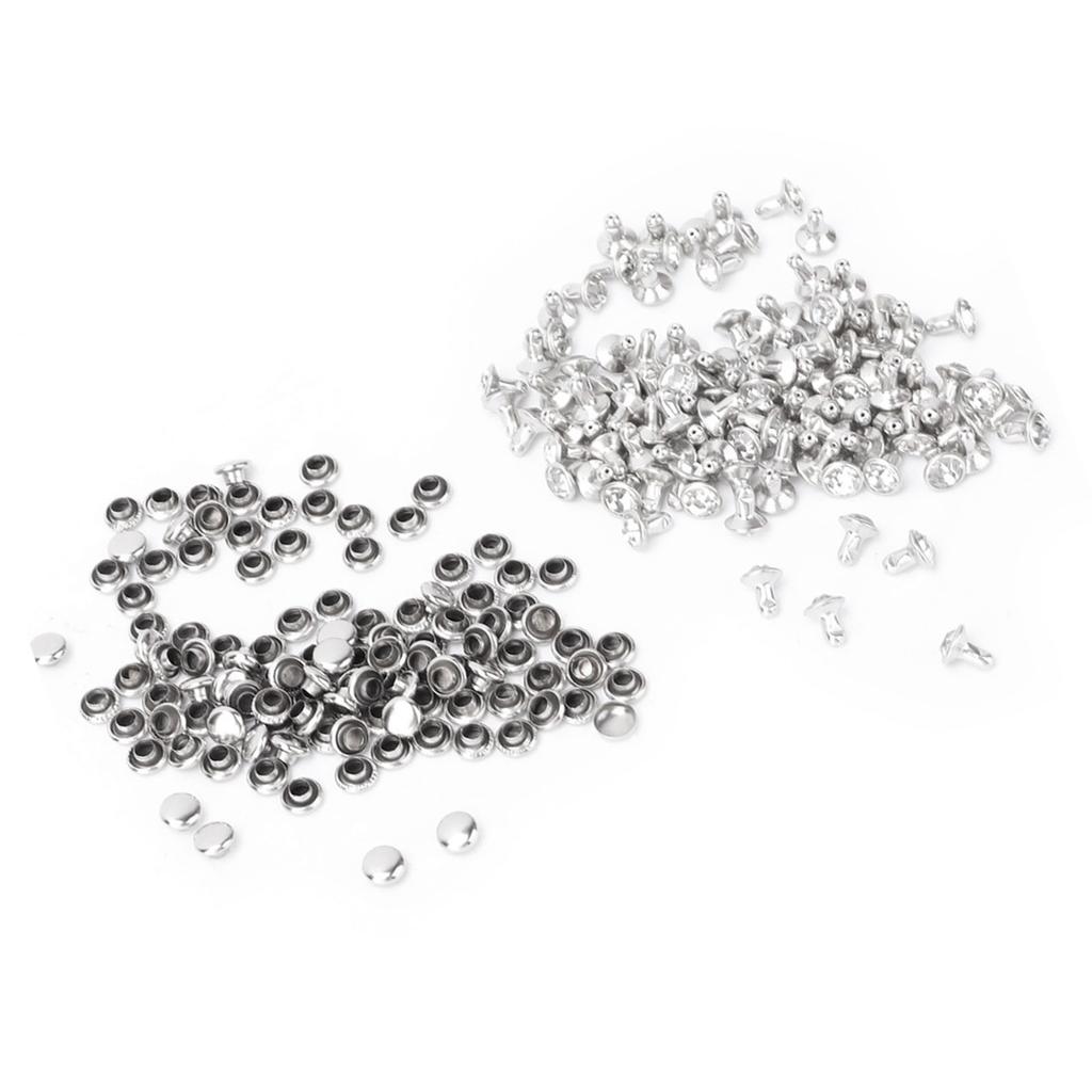 Cloth Inlay 6mm Rivets Spots Studs for Leather Craft Decoration(#1)