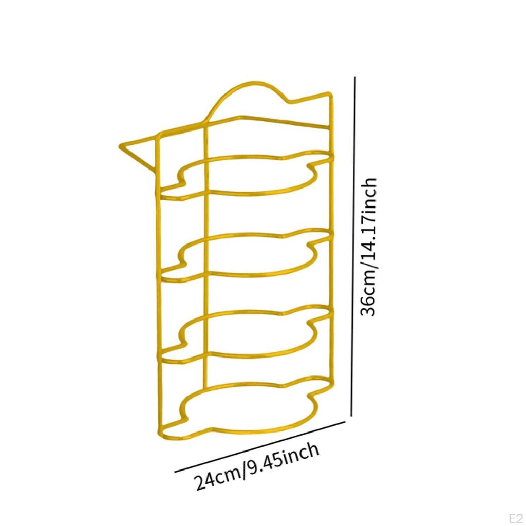 Expandable Countertop Shelves Dish Storage Rack Modern Versatile Iron Heavy Duty Preparation